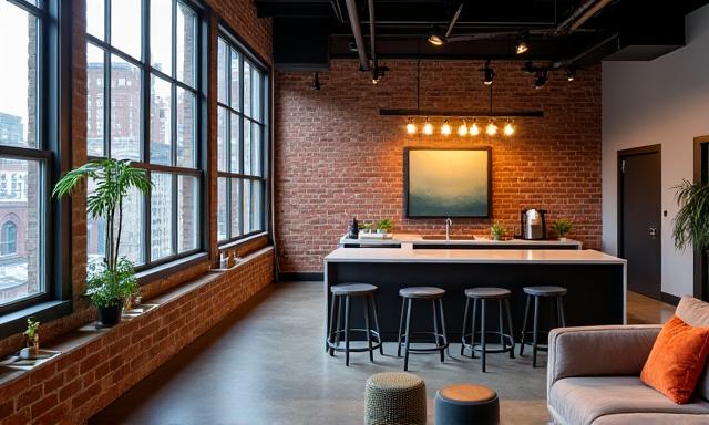Loft industriel chic